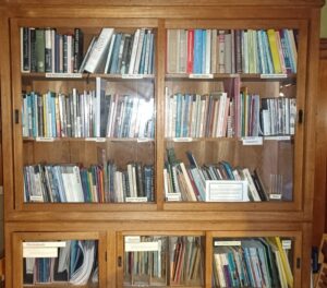 Bookcase in Quaker House